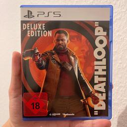 Ich verkaufe das neue Spiel Deathloop für PS5. Es handelt sich dabei um die Deluxe Edition (Codes wurden NICHT benutzt). Neupreis 89,99€. Es ist absolut neuwertig! Kein Tausch!