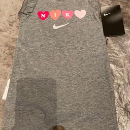 Grey girls Nike romper brand new with tags 6 months