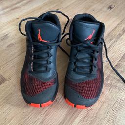 Black Nike/red Jordan trainers like new uk size 5.5

Will post if postage paid thanks