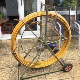 Duct rod puller 10mm cable 150mtr long on stainless steel stand, good condition cost over £1000 new grab a bargain, for collection only.