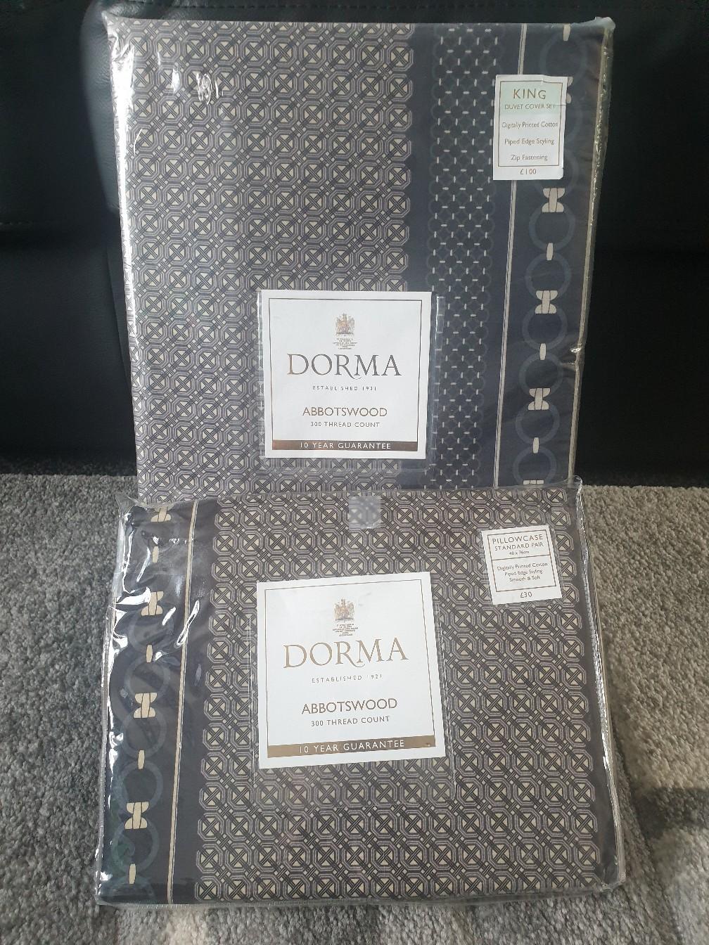 Dorma King size bedding set Abbotswood new in StokeonTrent for £65.00