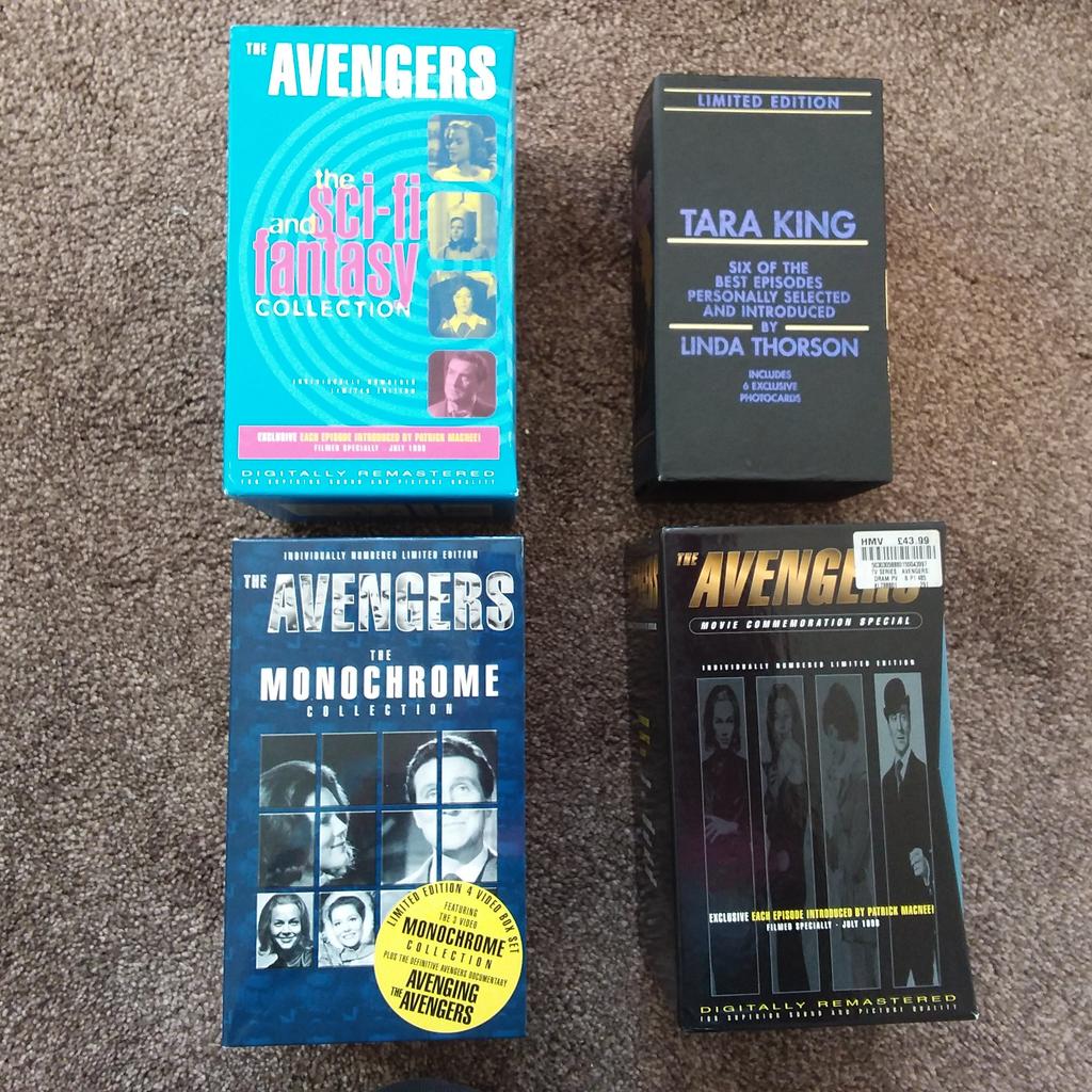 the-avengers-tv-series-on-vhs-tapes-in-dn1-doncaster-f-r-49-00-zum