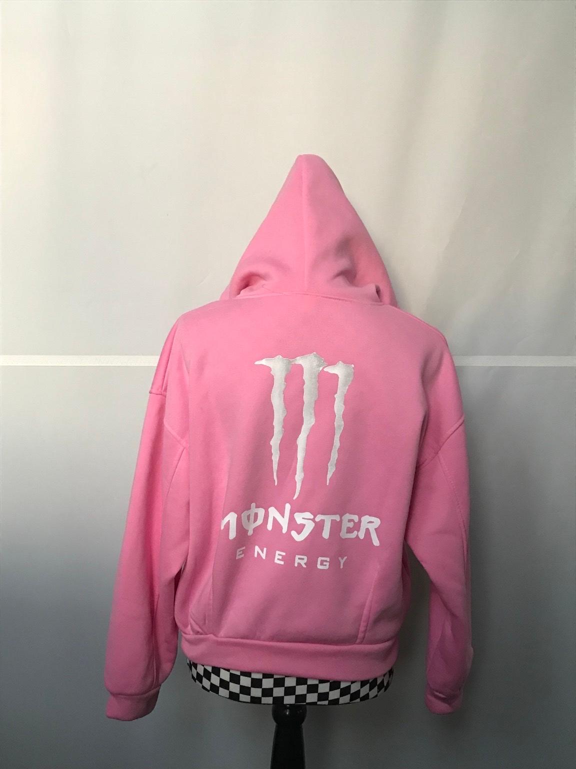 Pink Monster Energy Hoodie