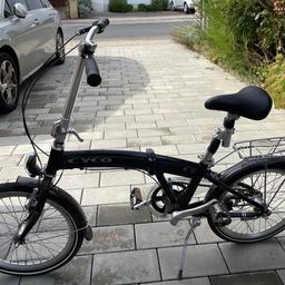 Zwei schwarze Faltbare Fahrräder, pro Fahrrad 45€, zusammen 80€
Kein Versand, nur Abholung