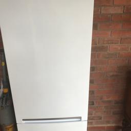 Beko Fridge Freezer, 2 years old, in excellent condition, no split or broken draws although there is a slight split in the rubber seal but it’s not noticeable ( see photos) selling due to house move.