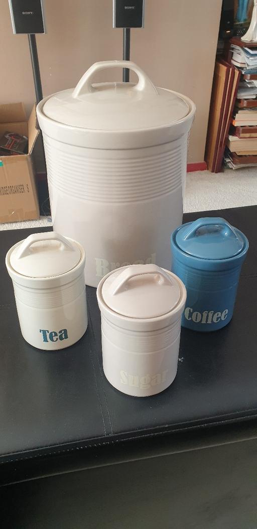 Buy & Sell Kent Tonbridge and Malling - Photos for Ceramic kitchen containers Tea/Coffee/Sugar/B