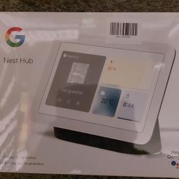 Google Nest Hub 2 Generation in Originalverpackung ungeöffnet. 
Nur Abholung oder Übergabe