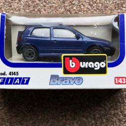 Fiat Bravo model car. 1:43 scale. Box is slightly damaged. Car has never been out of the box
COLLECTION OR LOCAL DELIVERY