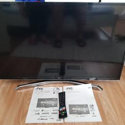 I'm selling used but in excellent condition smart 4k ultra HD HDR LED TV. 

- 4K Ultra HD with HDR provides superb detail & brilliant colours 

- Freeview HD and Freeview Play lets you entertain the whole family 

- Catch up and stream in 4K with the JVC smart TV platform 