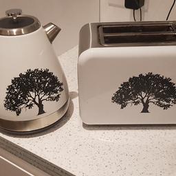 kettle and toaster set.