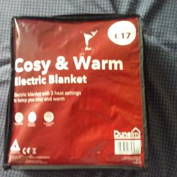 brought this for the wife on here the other day but she changed her mind about an electric blanket. its BRAND NEW NEVER BEEN USED package been open only. just looking to get a bit of my money back. collect only please