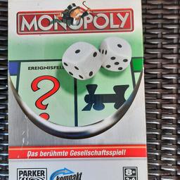 Hier habe ich ein monopoly Brettspiel Reise Spiel 
Monopoly kompakt 
Parker 
Aus 2005
Neu Unbespielt 
Privatverkauf