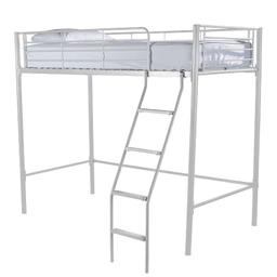RRP: £129

This metal bed frame provides plenty of room underneath for other things - from storage drawers to a study desk.

Available in white the bed includes guard rails and a ladder, which is angled at the bottom section to make climbing in and out easier.

H 170, W 98.5, Lgth 198cm

OHS - DON'T MISS OUT follow our page for the best deals.
DELIVERY SERVICE ONLY!! For an additional fee which is determined upon your location.

- Next day delivery available. 
- To reserve any items a 20% no refundable deposit will be required as we operate on a FCFS basis. 
- Exchange only!!

Please note your order will only be secure once you have provided your name, address, postcode and contact number.

ALL ITEMS ARE NOT LISTED, SO PLEASE FEEL FREE CHECK our website www.ohstore.co.uk or MAKE ANY REQUESTS VIA WhatsApp 07595034353