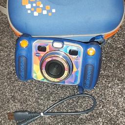 used vtech kiddizoom complete with wire and carry case