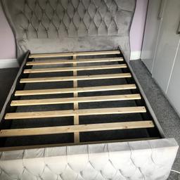 Grey double bed excellent condition only few months old sold as I’ve got a bigger bed
