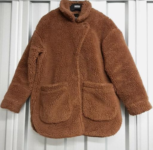 Buy & Sell North London De Beauvoir Town - North London - Photos for MONKI SHAGGY FAUX FUR BUTTON FRONT TEDDY BOMB