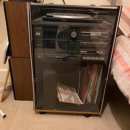 Vintage Hifi system, vinyl and radio works well. Tape deck a little scratchy but can work. 
With original speakers as well. 
Perfect for a collector. 

Records not included. 

Collection only from BR1 near Bromley North station.
