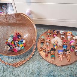 Hi there I'm selling a bundle of Lol dolls & various accessories and the storage tub. Collection from B63.