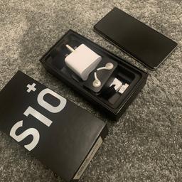 Samsung s10+ in prism white 128gb, dual sim, comes with original charger & earphones (not been used) in excellent condition!