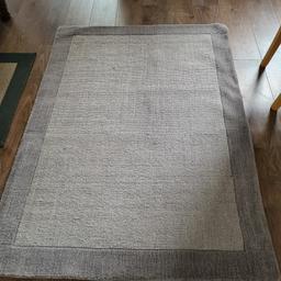 Next large grey wool rug