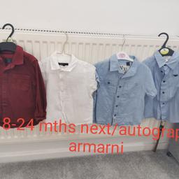 Lovely set of shirts
Autograph, next, armarni happy to post