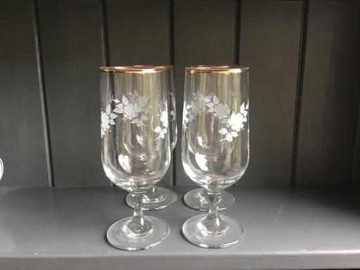 Buy & Sell Suffolk East Suffolk - Photos for 4 Vintage Glass Goblets