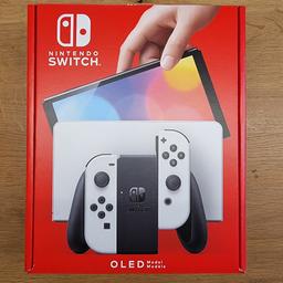 Ich biete eine Nintendo Switch OLED
Farbe: Weiss
Zustand: Neu
Die Nintendo Switch ist ungeöffnet (Originalverpackt)

Rechnung ist vorhanden!
Preis ist Verhandelbar!

Bezahlung per Überweisung oder Bar bei Abholung.