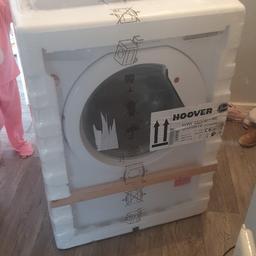 brand new unopened hoover washing machine make worth £279 willing to negotiate on price as needed gone as no space in house.