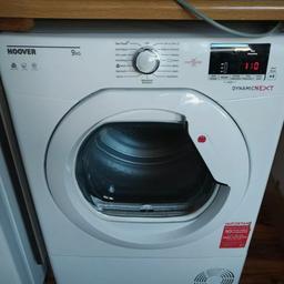 This is a tumble dryer, not a washer dryer.

In excellent condition, less than 1 year old. Selling as moved house and don't have space for it. Wish I had the space to keep it because it is fab and dries lots of clothes.

Buyer needs to collect from B67 5HX. I can't deliver sorry. I can recommend 'woman with a van' in Birmingham, she does good prices.

welcome to view before buying.

Thanks for looking!