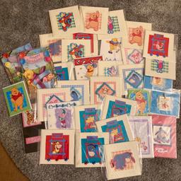 Selection of 34 Winnie the Pooh cards