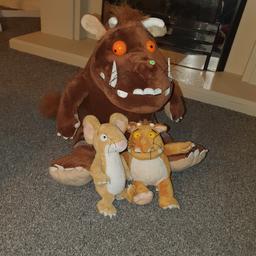 The Gruffalo 
The Gruffalos child 
The mouse 

Official merchandise. brill condition 👍 

Collection only Long Eaton no time wasters thanks