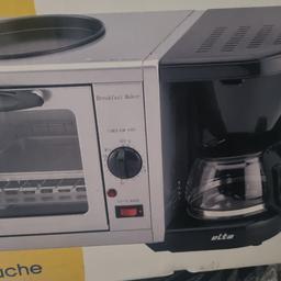 Mini Oven mit Kaffee Machine noch nie benutz.