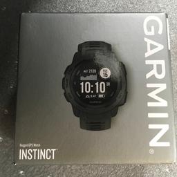 Brand new and boxed - Garmin instinct watch in graphite. RRP is around £200