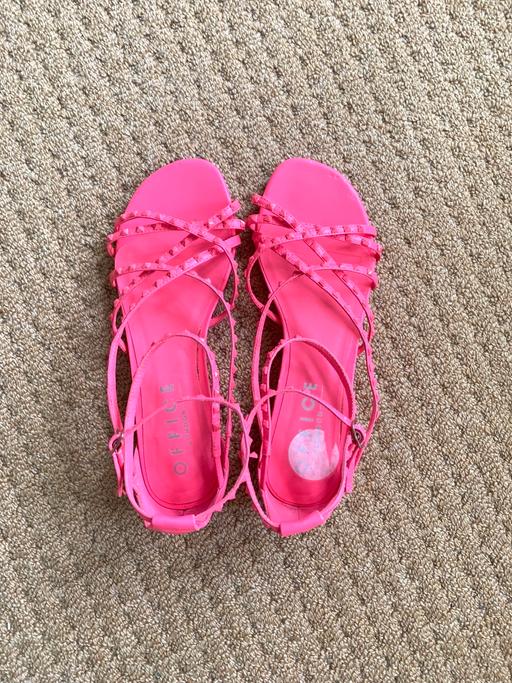 Buy & Sell East London Redbridge - East London - Photos for Office strappy studded flat sandals uk size 6