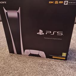 🎮 Sony PlayStation 5 PS5 Digital Edition Console 🎮 Next Day UPS BUT £20 DELIVERY 

Brand New And Sealed 📦

Proof Of Purchase Will Also Be Sent For Warranty Purposes.. No time wasters please.
