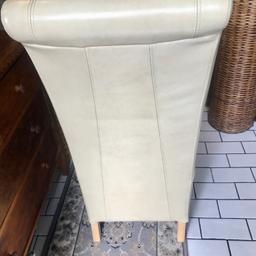 4 lovely cream dining chairs, collection from central Bewdley, £50for all 4