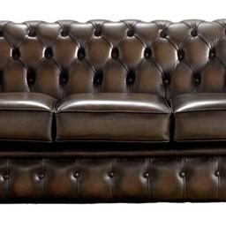 2 x Chesterfield Handmade 3 Seater Sofa Antique Brown Real Leather. Only 2 years old no damage very good condition.
Buy 2 for. £800.00 OR. £450.00 each.