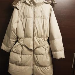 Pre owned Marks & Spencer duck and feather down coat, size XL (18-20). VGC