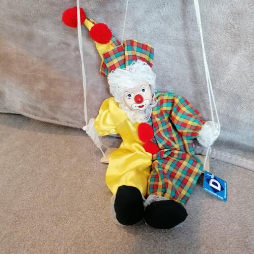 Buy & Sell Essex Chelmsford - Photos for Vintage Porcelain Face Clown on Swing Toy