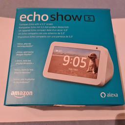Verkaufe ein "Echo Show (5) Alexa" Gerät. Es ist voll funktionstüchtig und wie Neu!

Abholbereit 
Versand extra
