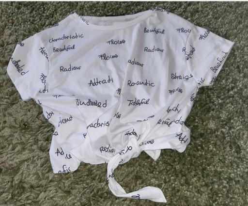 Buy & Sell West Midlands Walsall - Photos for new sexy cute white crop top logo size 8