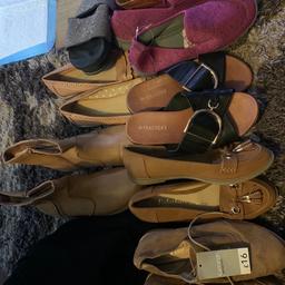Large bundle of ladies shoes & boots  in size 5 and 6 mostly new and the odd pair worn once.