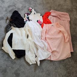 Mainly size 10
Includes tops, dresses, trousers etc..
River island, miss selfridge, ambercombie and finch, New Look etc...
All good condition
£25 for all 14 items