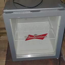 Budweiser mini fridge fully working selling cuz have no room for it