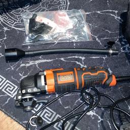 Black and decker multi tool with dust extractor for sanding attachments