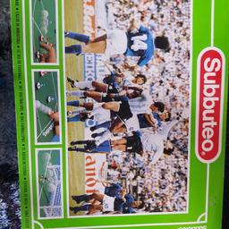 as pictured old skool subetto football set decent condition used years ago with my soon been stored for many years now,
must be collected from ng8 no posting