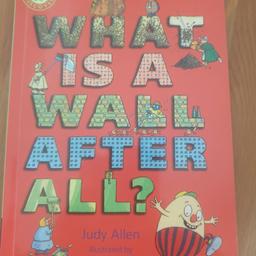 What is a wall after all? paperback book 
From a smoke free home collection from chatham listed on other sites
