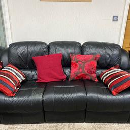 All these leather sofas in good condition.
Collection from bolton price £500