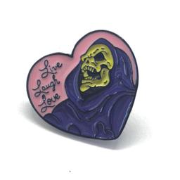 Gorgeous Live Laugh Love Grim Reaper enamel pin badge 

Please message me after purchase and let me know whether it is for yourself or a gift 🎁 

I offer great bundle deals and combined postage, so please don't hesitate to message me if you like more than one of my items 💗