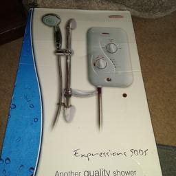 BRAND NEW REDRING EXPRESSIONS ELECTRIC SHOWER, COST £118. BARGAIN. £35.
